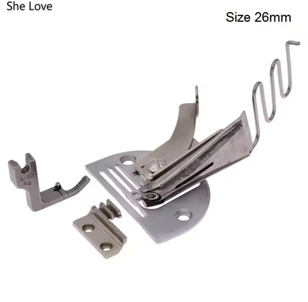 Bộ cữ viền A10 máy may công nghiệp 1 kim, Bộ viền A10-16mm 18mm...