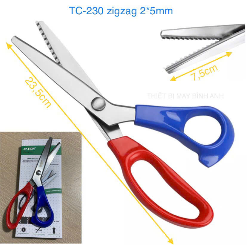 Kéo răng cưa TC-230 AKTION