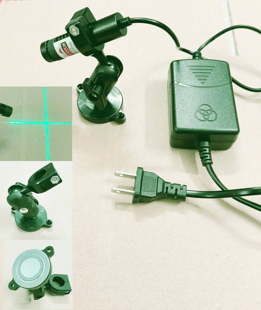 Đèn laser lấy dấu vải, đồ gỗ, CNC ... đèn dấu + -