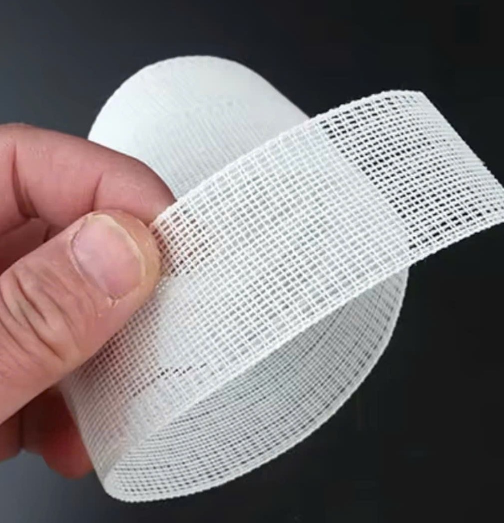 Dây viền lưới, tấm cạp hỗ trợ cuốn lai, may viền bản 3cmx44m Korea