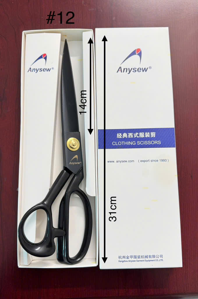 Kéo cắt vải chuyên dụng Anysew 12 inch