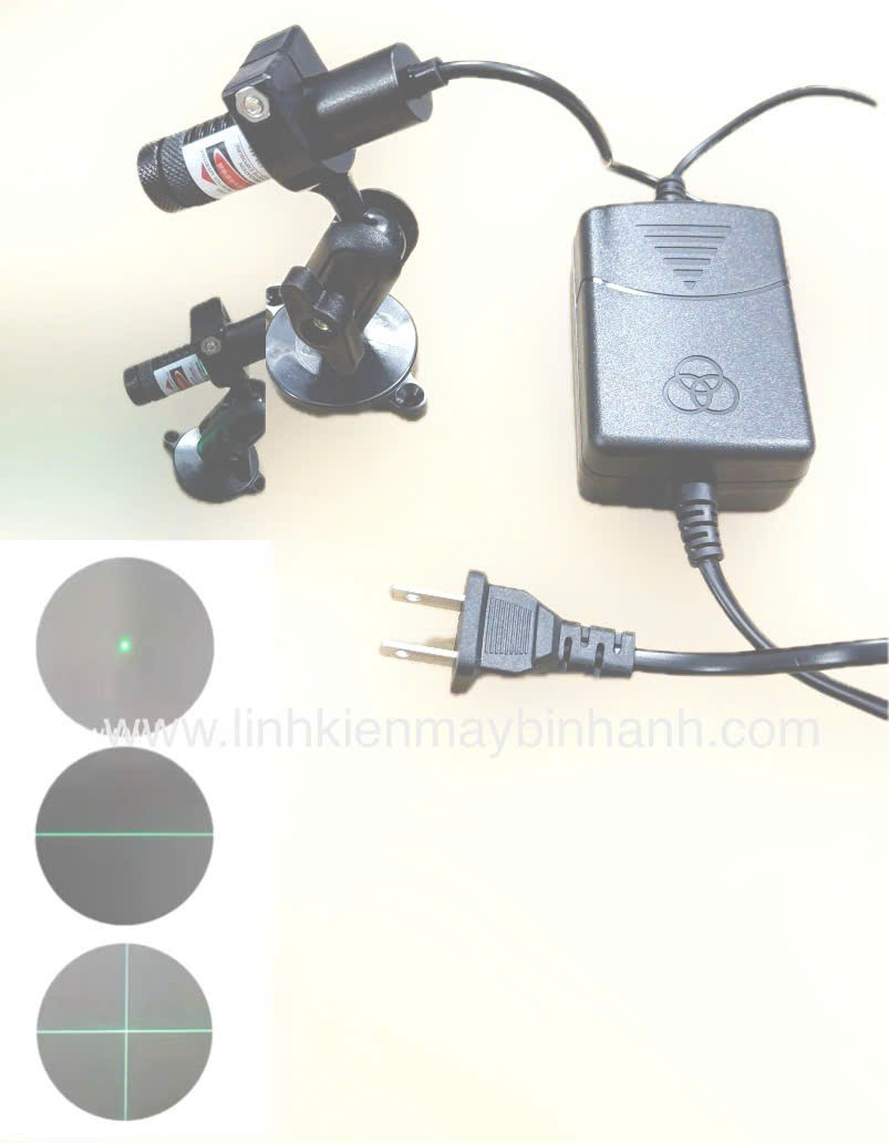 Đèn laser lấy dấu vải, đồ gỗ, CNC ... đèn dấu + -