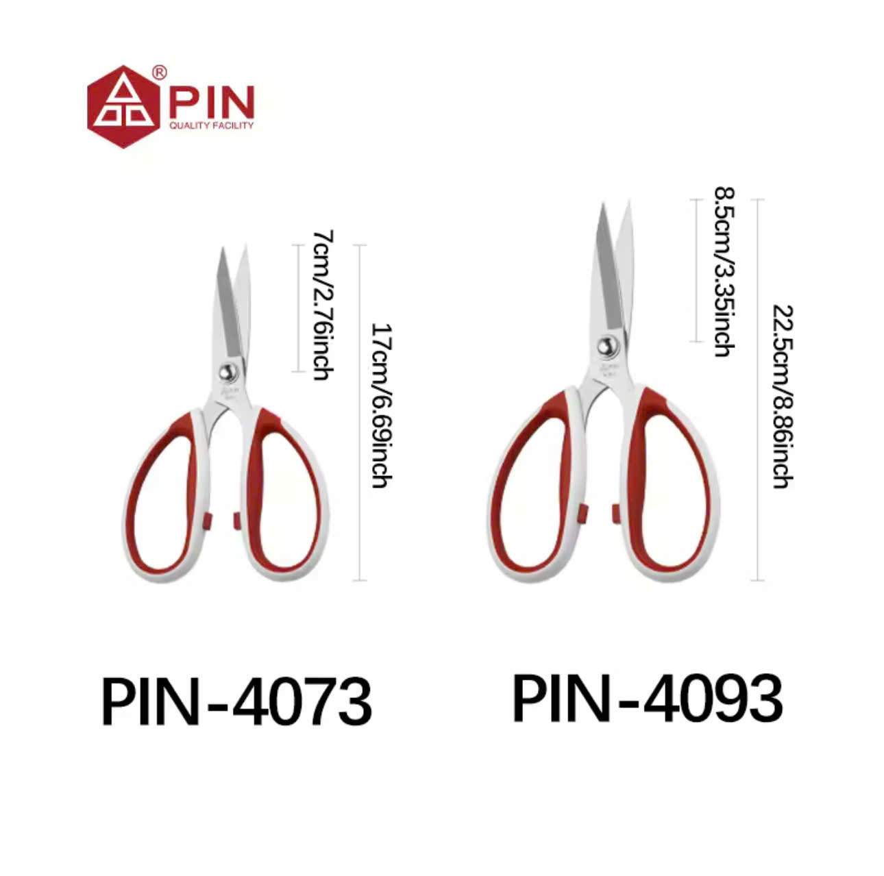 Kéo cắt vải, kéo bổ túi PIN4083