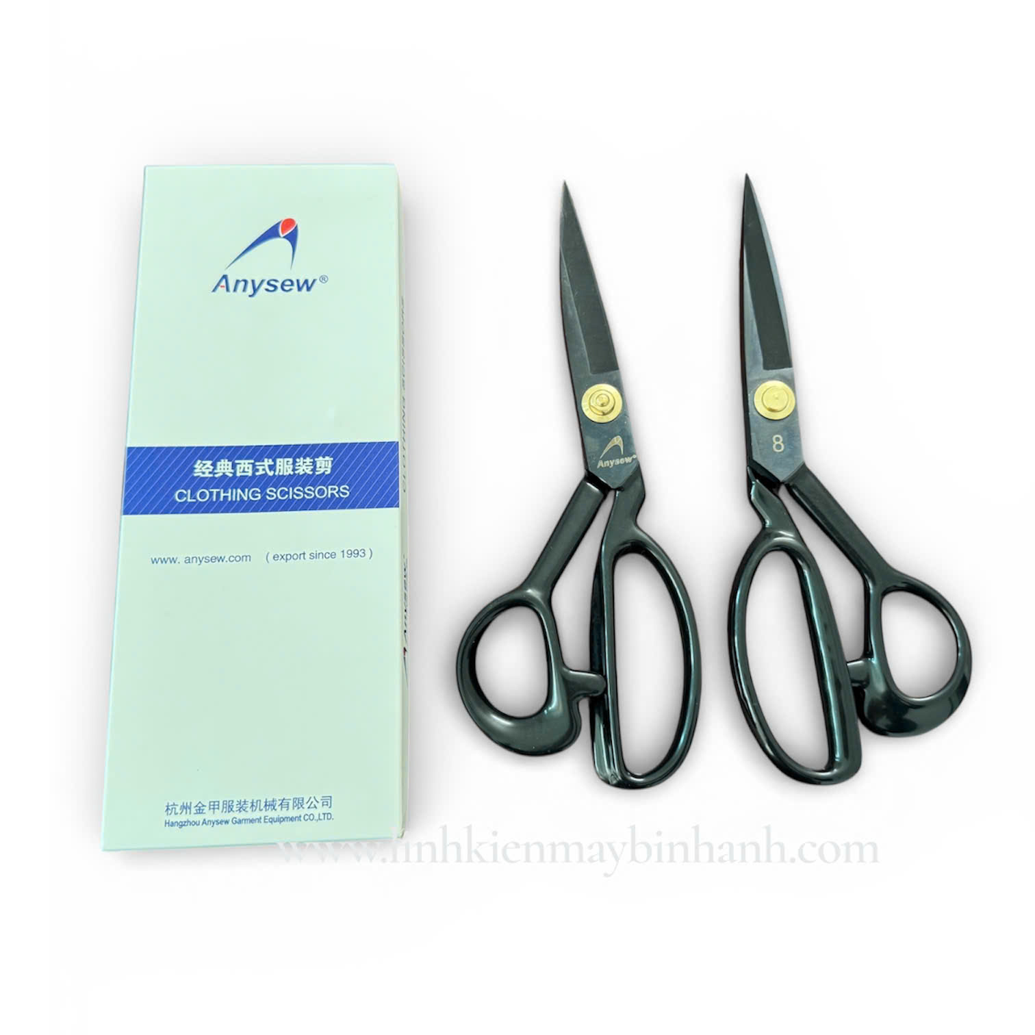 Kéo cắt vải Số 8 Anysew