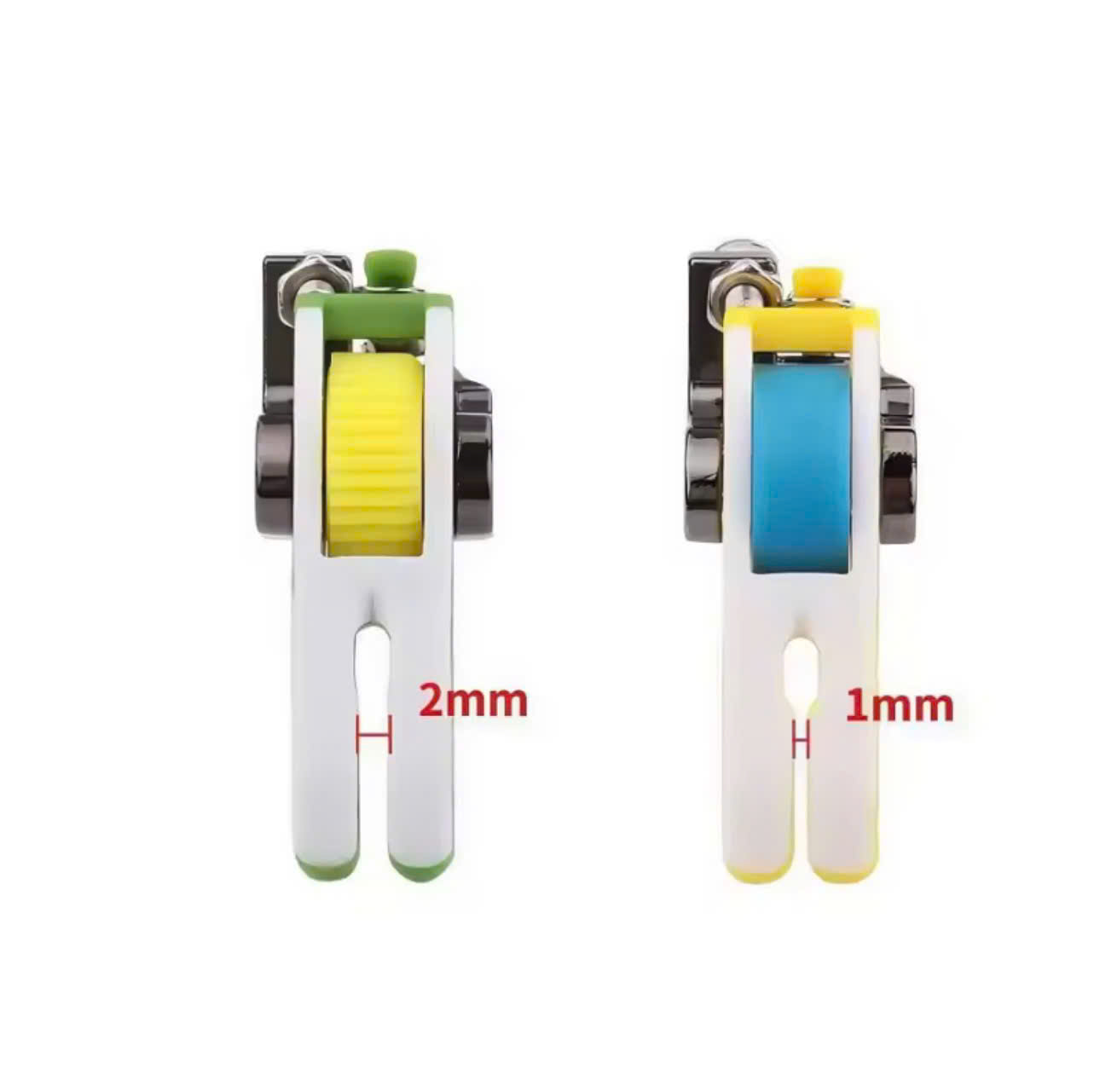 Chân vịt nhựa bánh xe chống nhăn 1 kim T351 5ly