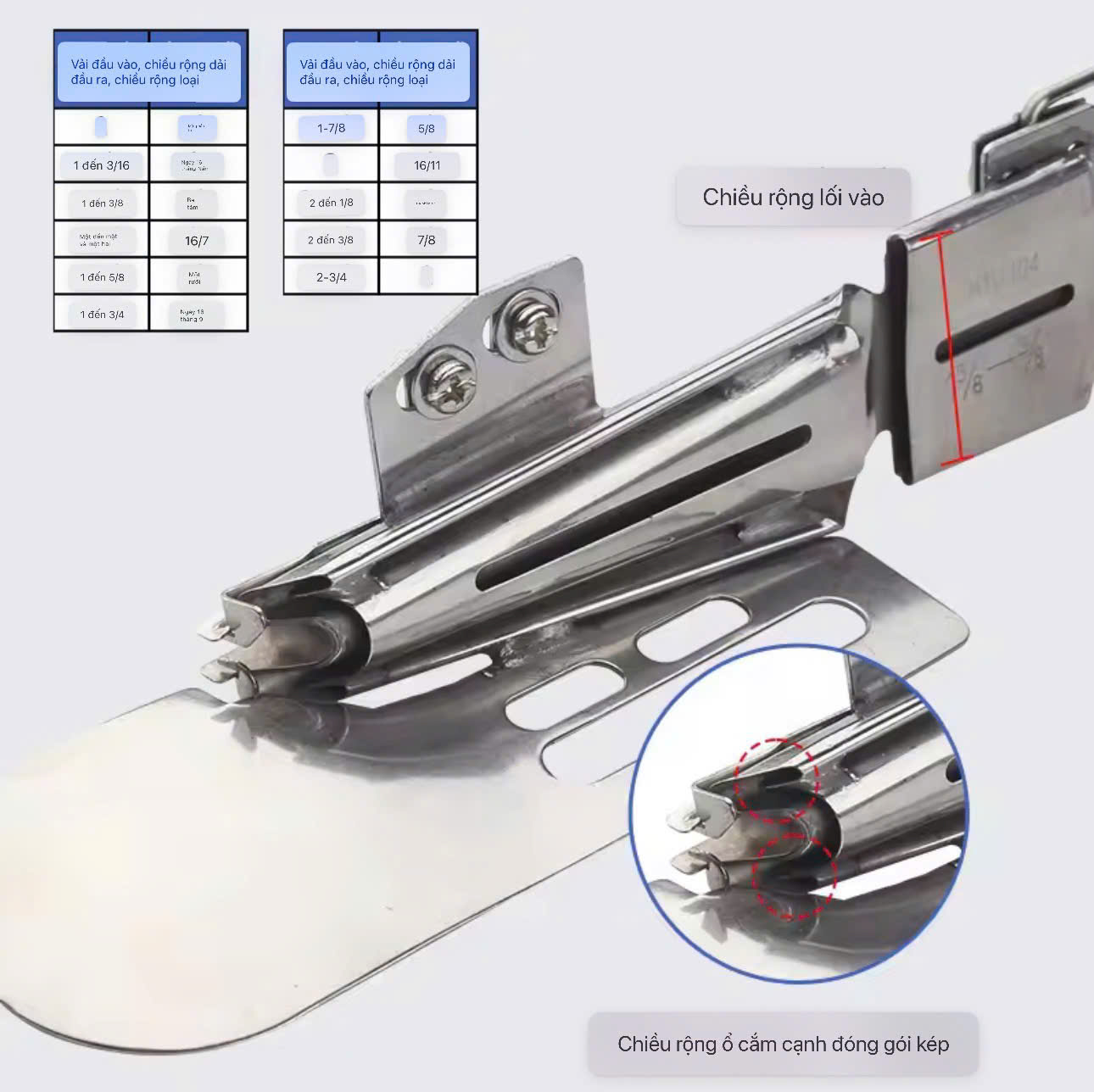 Cữ Kansai 1 mép (cữ viền 103)