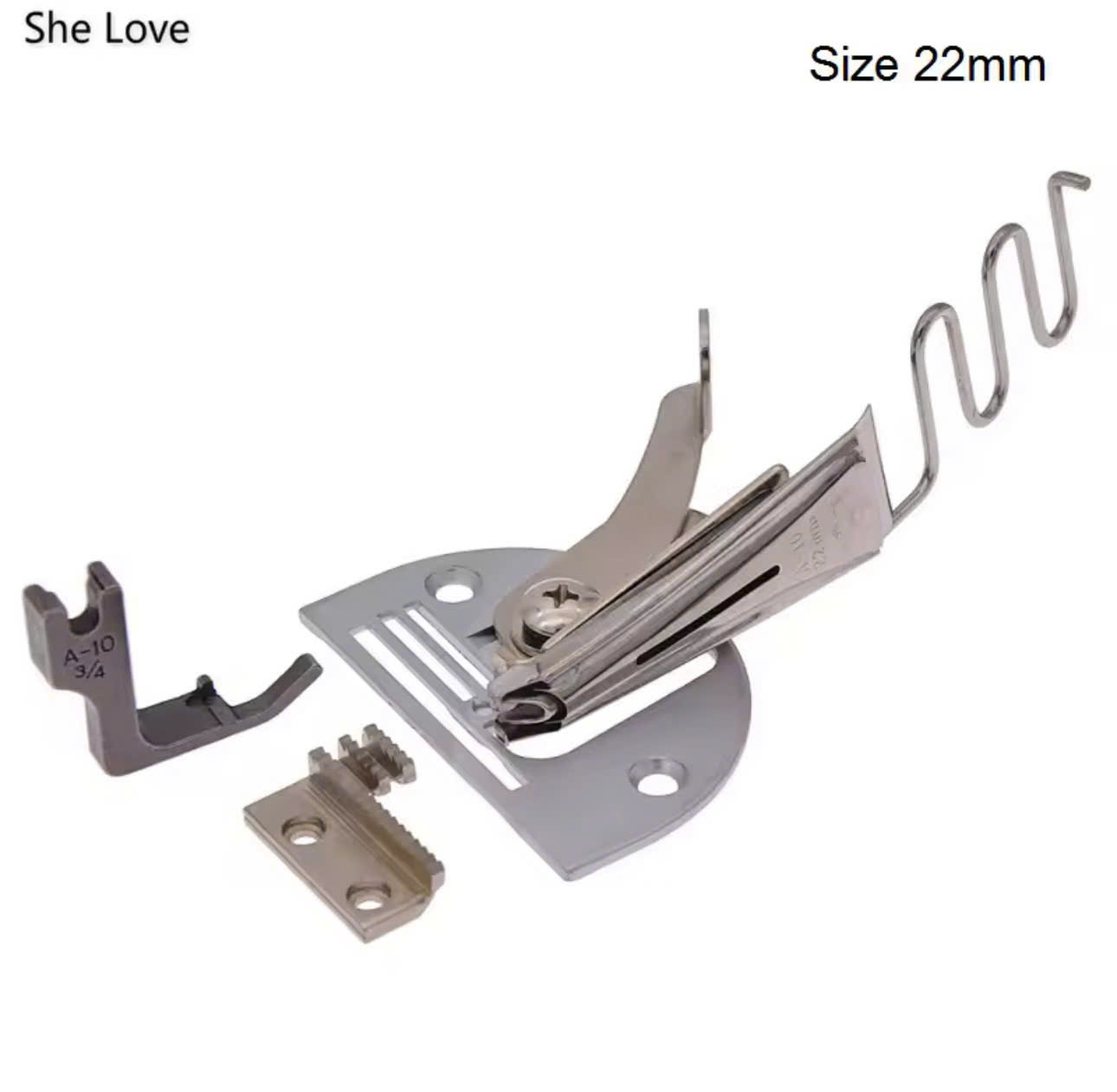 Bộ cữ viền A10 máy may công nghiệp 1 kim, Bộ viền A10-16mm 18mm...