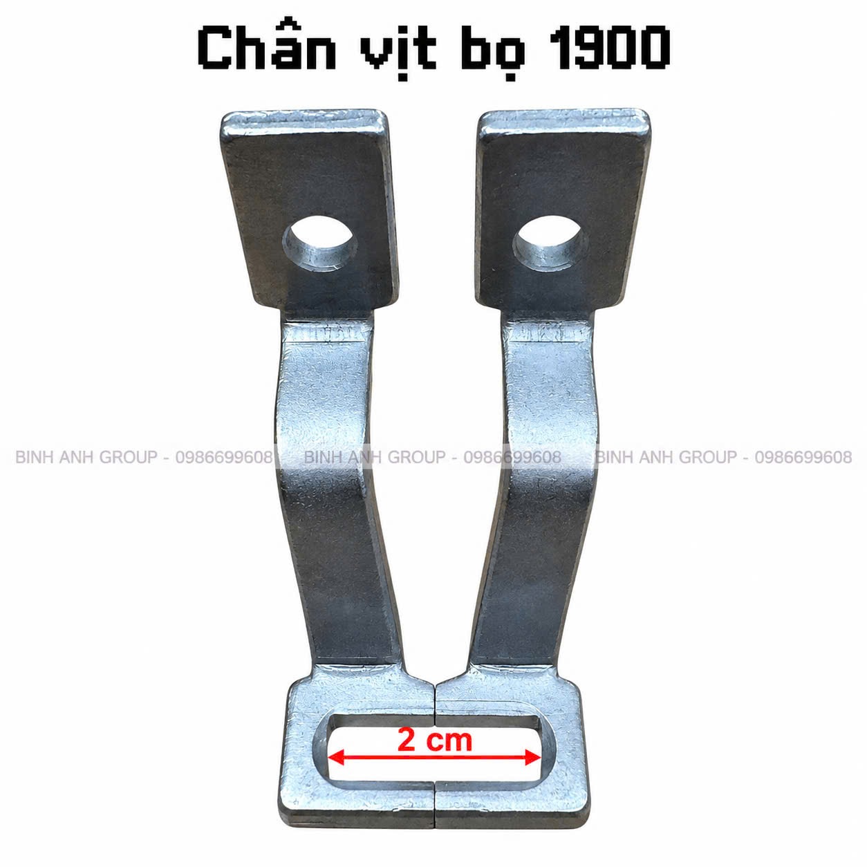 Chân vịt bọ 1900 cỡ 2cm , 2.5cm, 3.0cm, 4.0cm