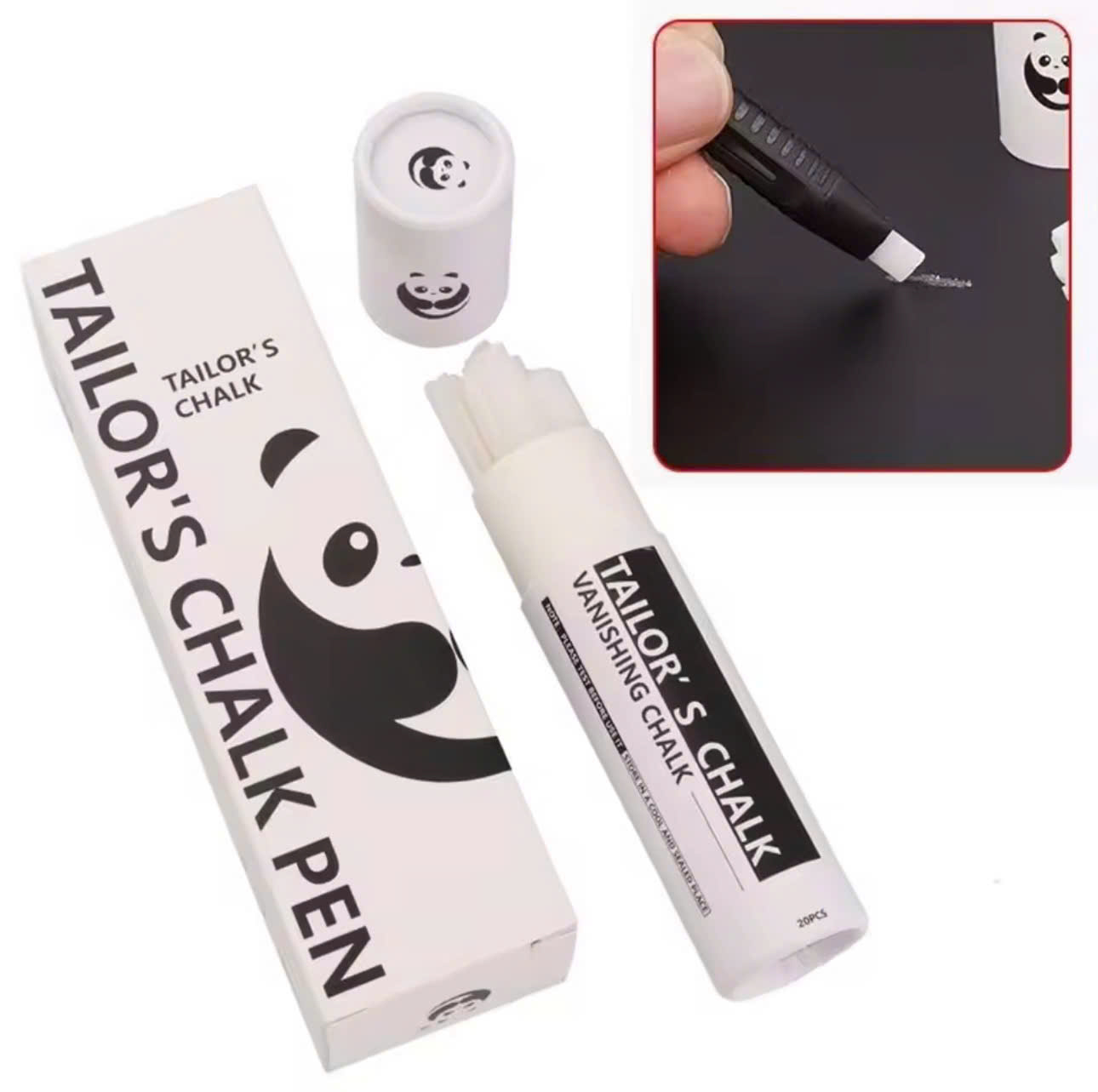 Bút sáp bay màu Panda Tailor's Chalk Pen