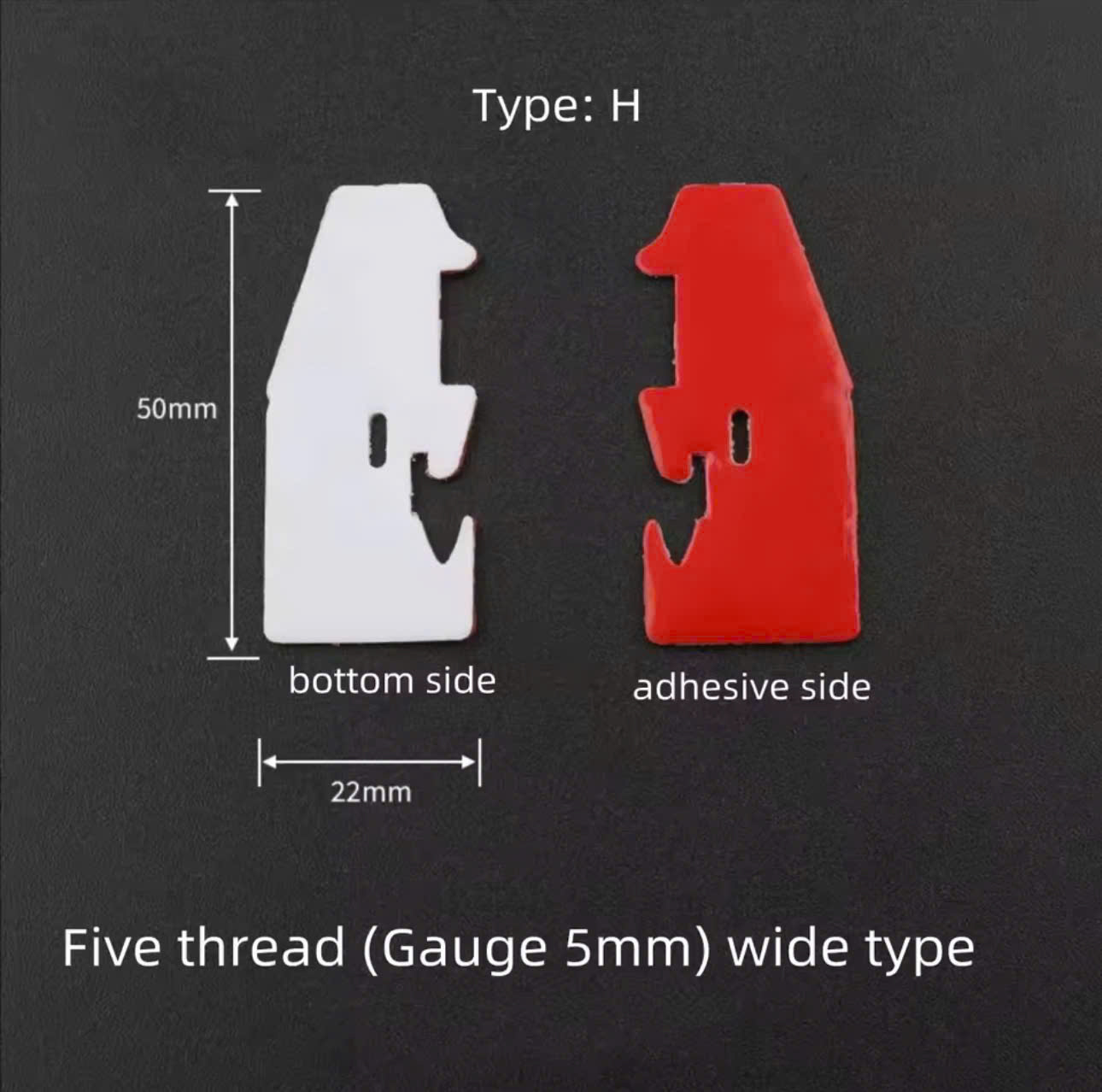 Nhựa dán chân vịt 5 chỉ sẵn keo 3M