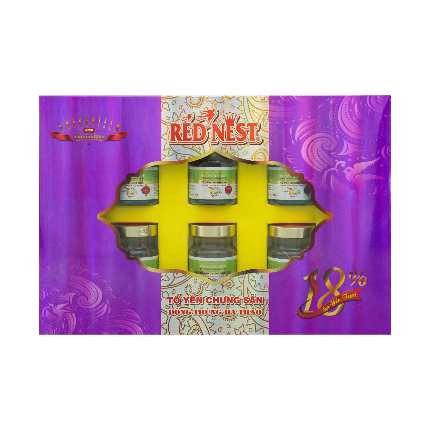 Nước Yến Sào Premium Đông Trùng Hạ Thảo