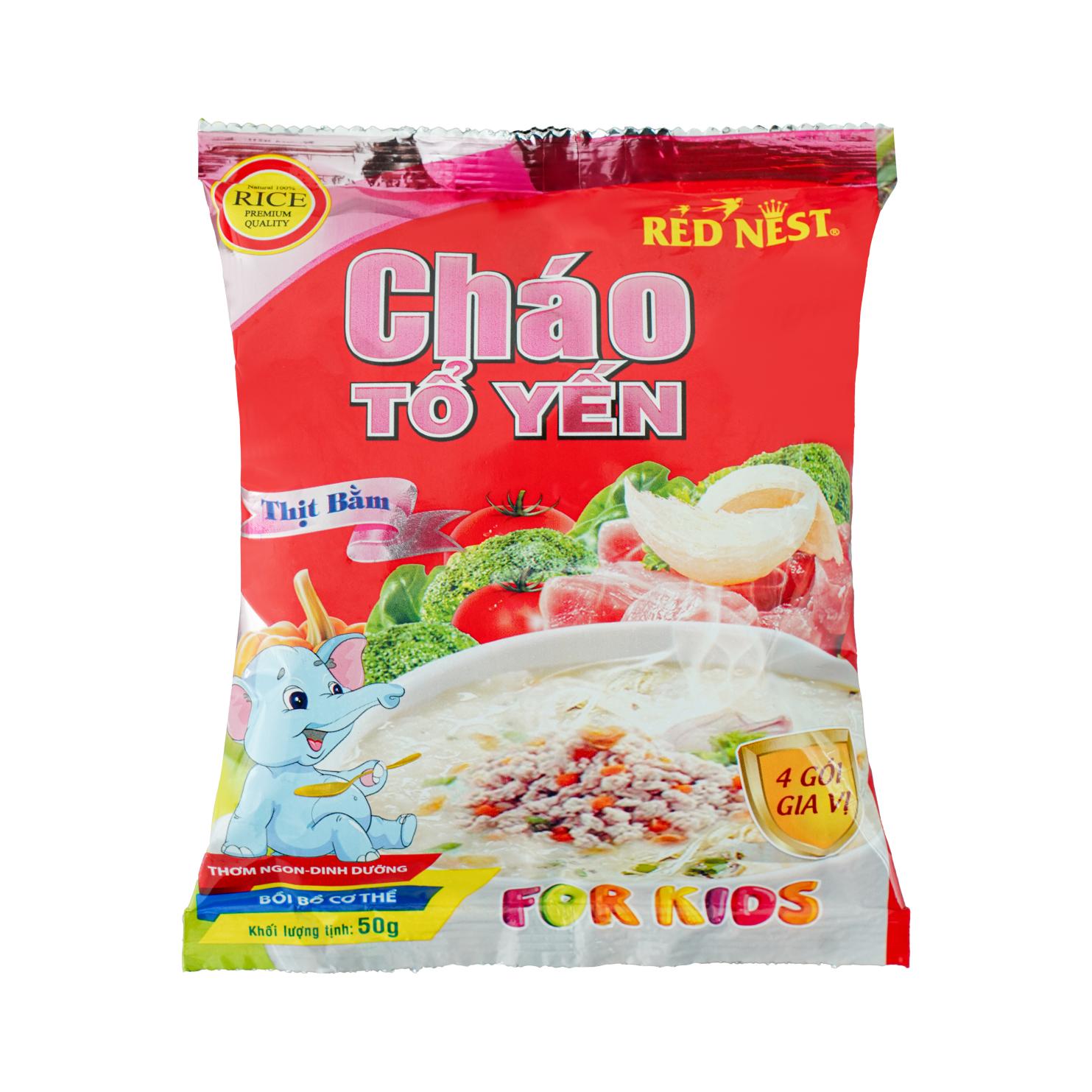 Cháo Tổ Yến Thịt Bằm ForKids