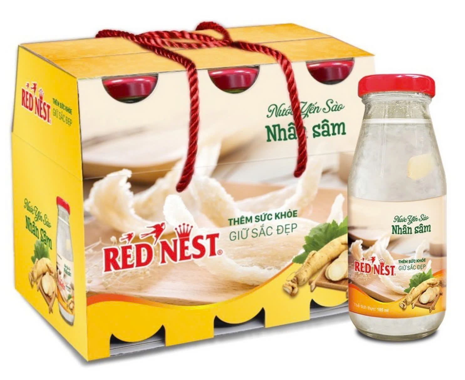 NƯỚC YẾN SÀO RED NEST NHÂN SÂM