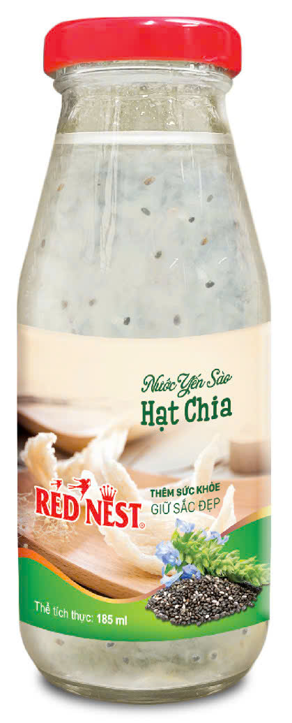 NƯỚC YẾN SÀO RED NEST HẠT CHIA 185ml