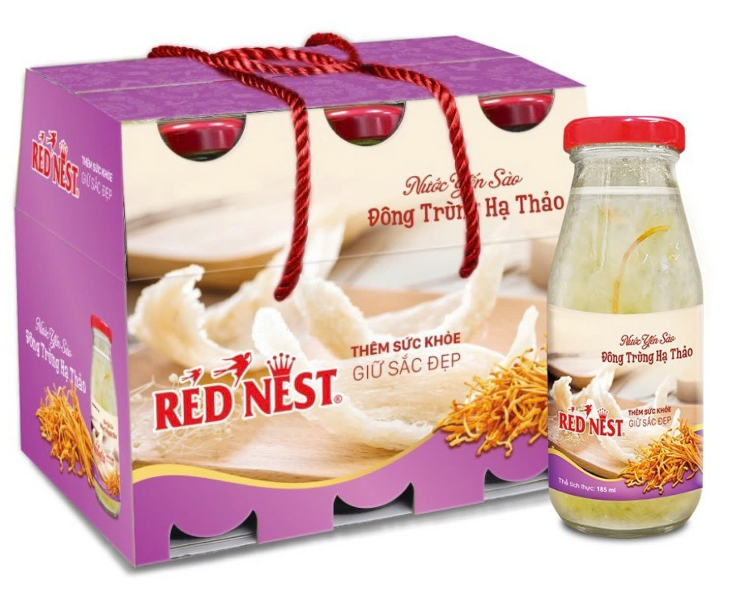 NƯỚC YẾN SÀO RED NEST ĐÔNG TRÙNG HẠ THẢO