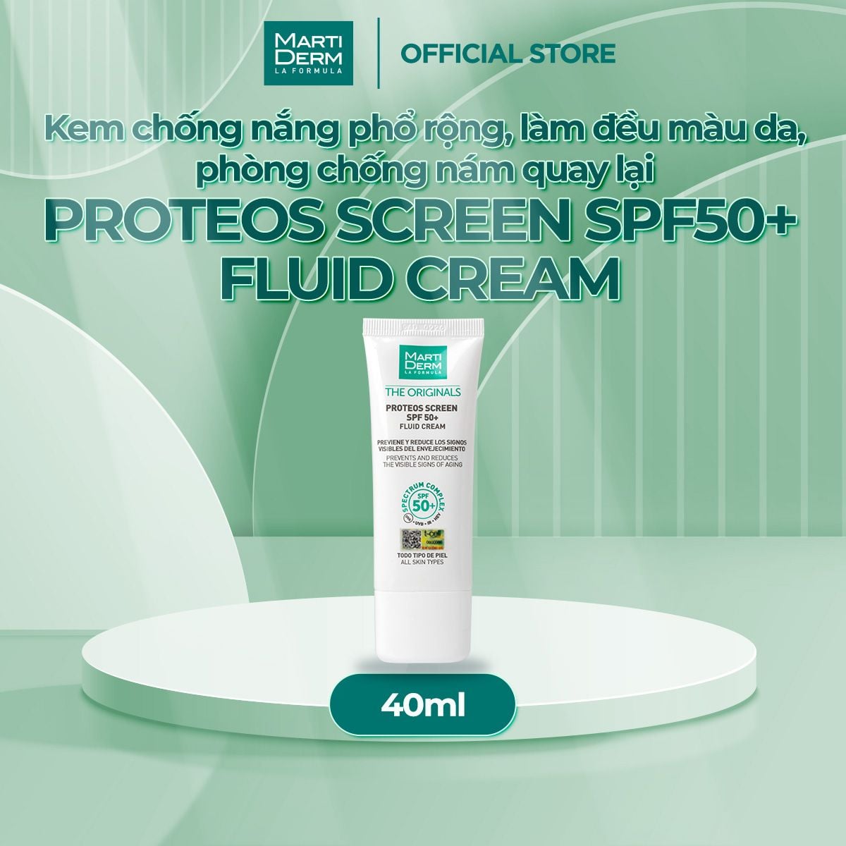Martiderm Kcn Tông Thường The Originals Proteos Spf50+ 40Ml Cty)