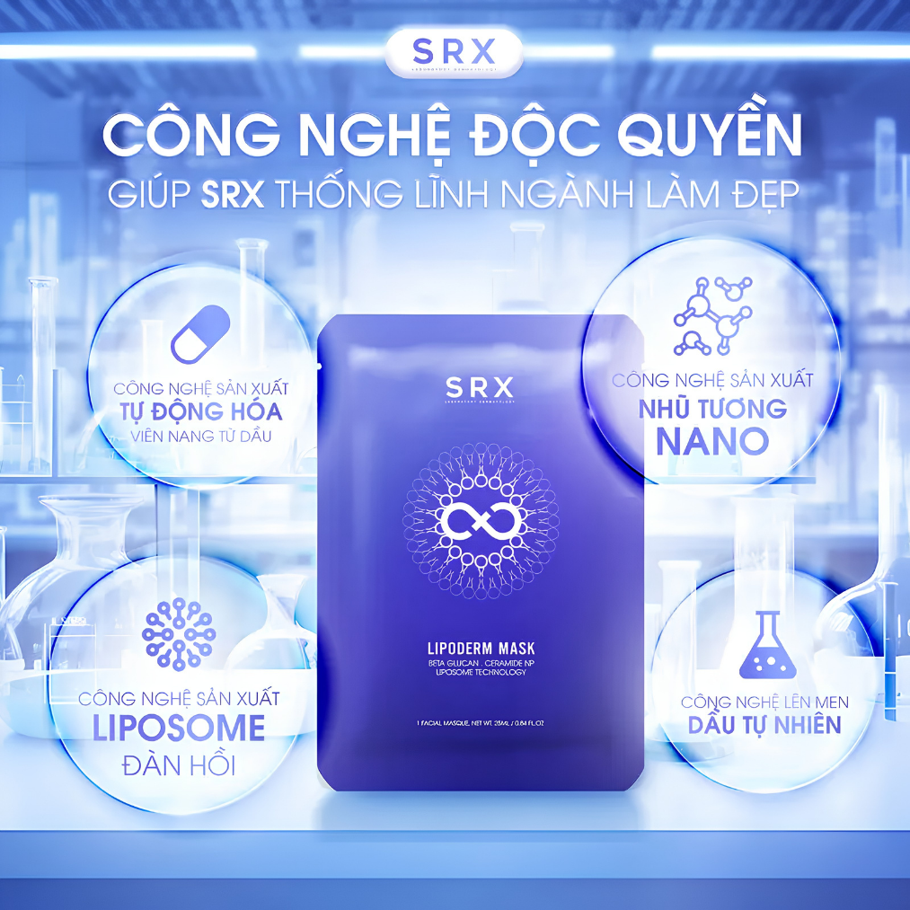 Mặt Nạ Dưỡng Da Chuyên Sâu Srx Lipoderm Mask - Miếng lẻ