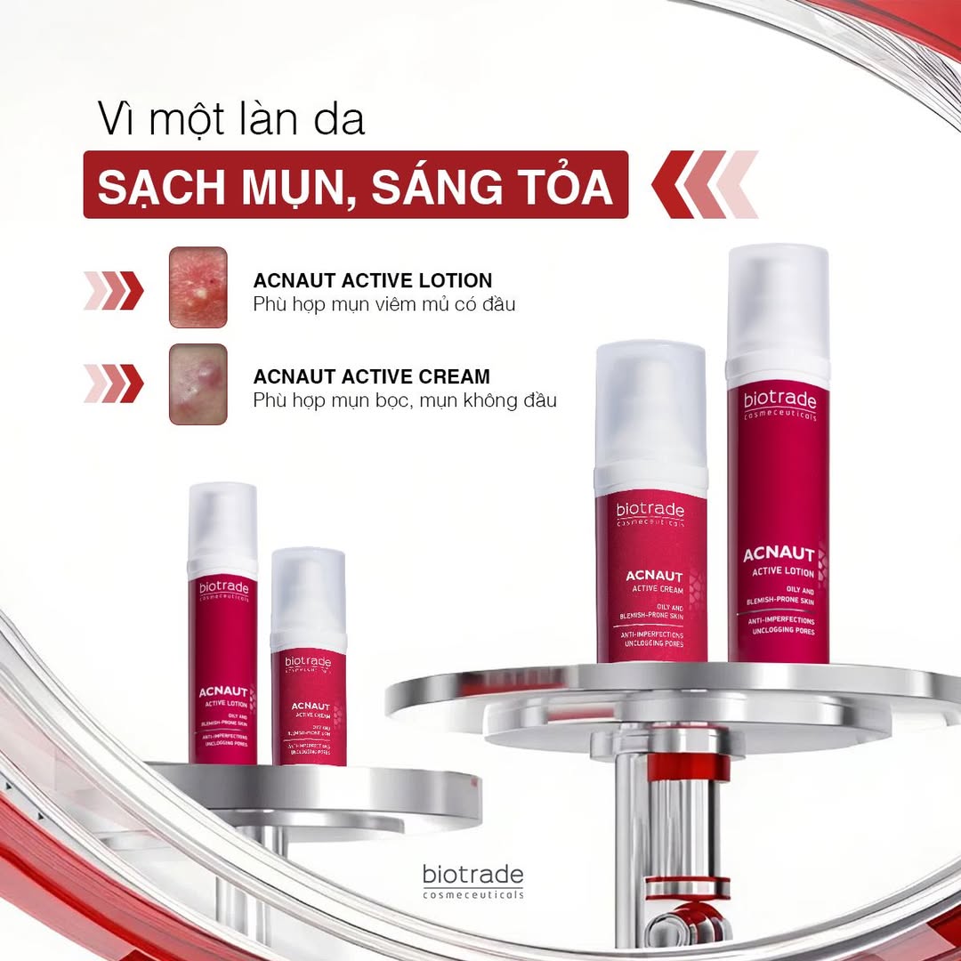 Biotrade Kem Mụn Acnaut Active Cream 15Ml (Cty)