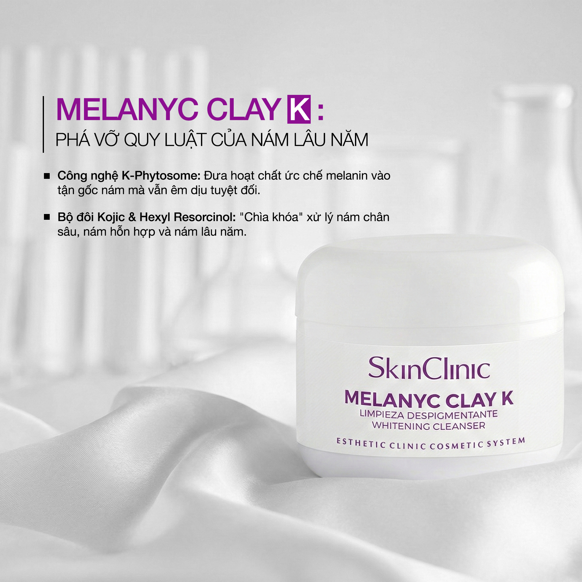 Skinclinic Peel Sáng Da Melannyc Clay K 90G (Cty)