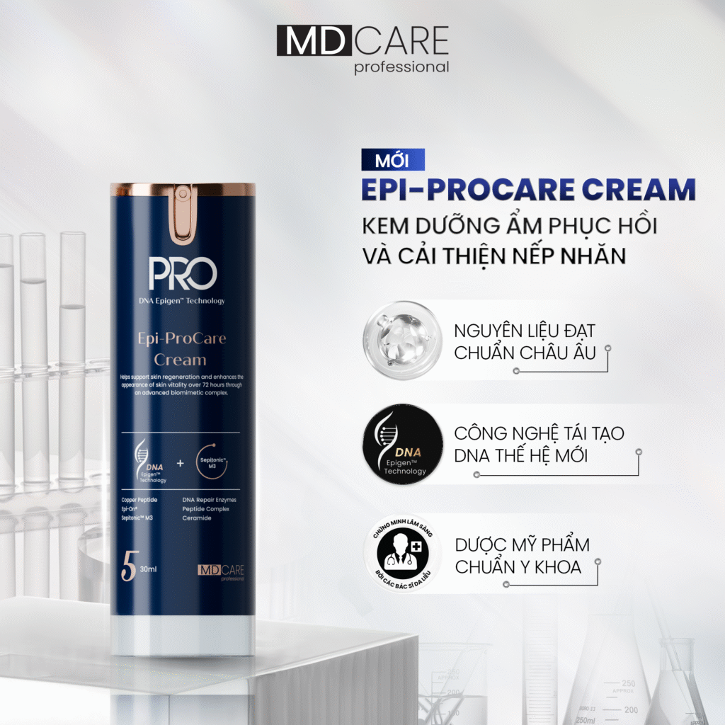 MDcare Epi-Procare Cream kem dưỡng phục hồi giảm nhăn 30ml (Cty)