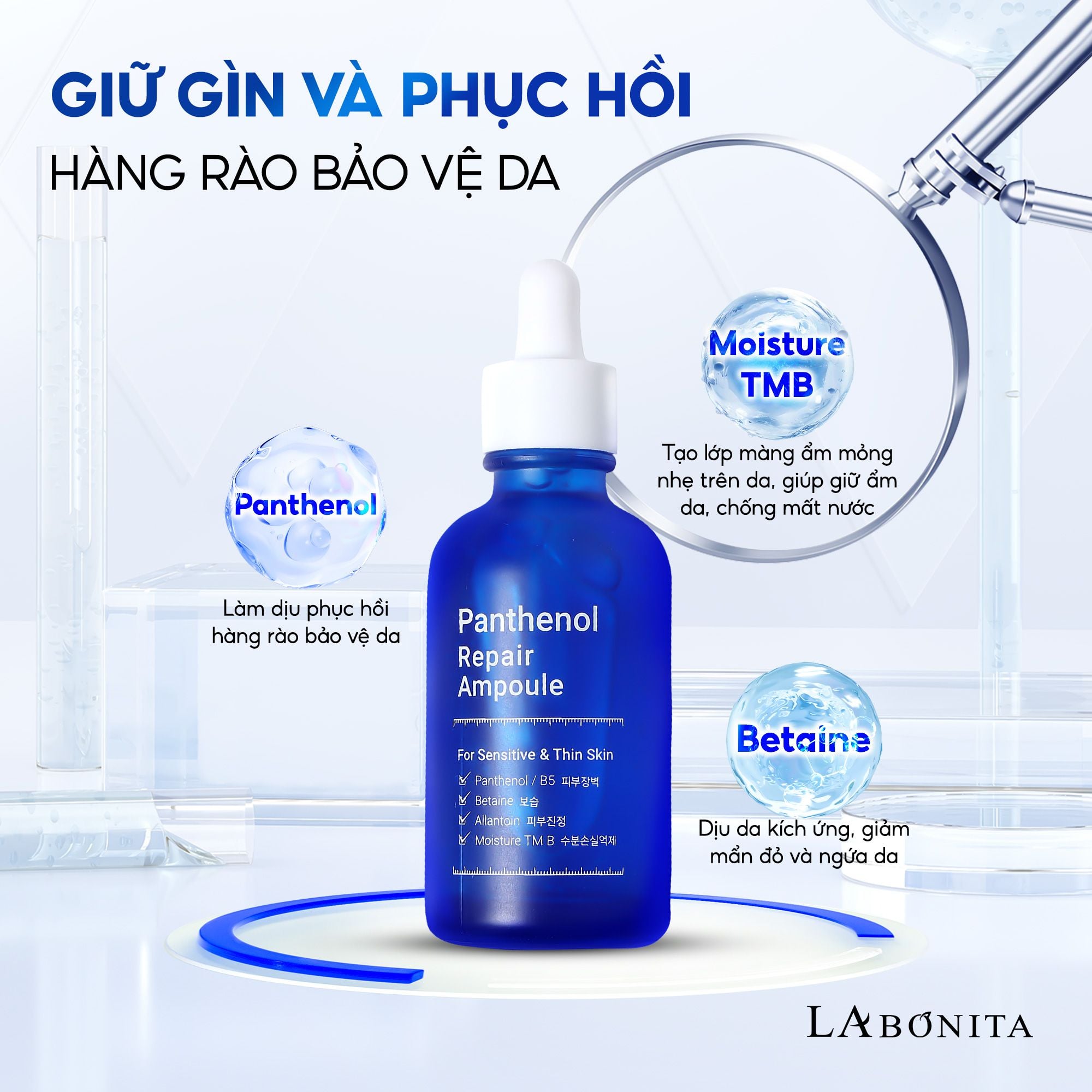 Labonita Vital Panthenol Repair Ampoule 50Ml (Cty)