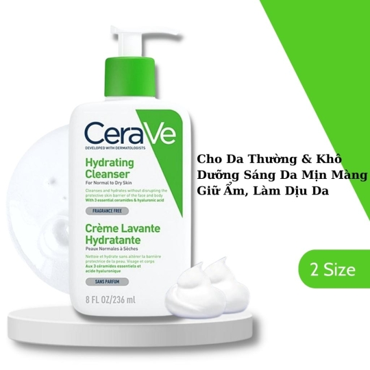 Cerave Srm Da Khô - Xanh Lá 236Ml (Cty)