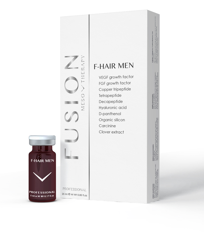 Fusion Meso F-Hair Men Hỗ Trợ Điều Trị Rụng Tóc, Phục Hồi Tóc (5X5Ml) CTY