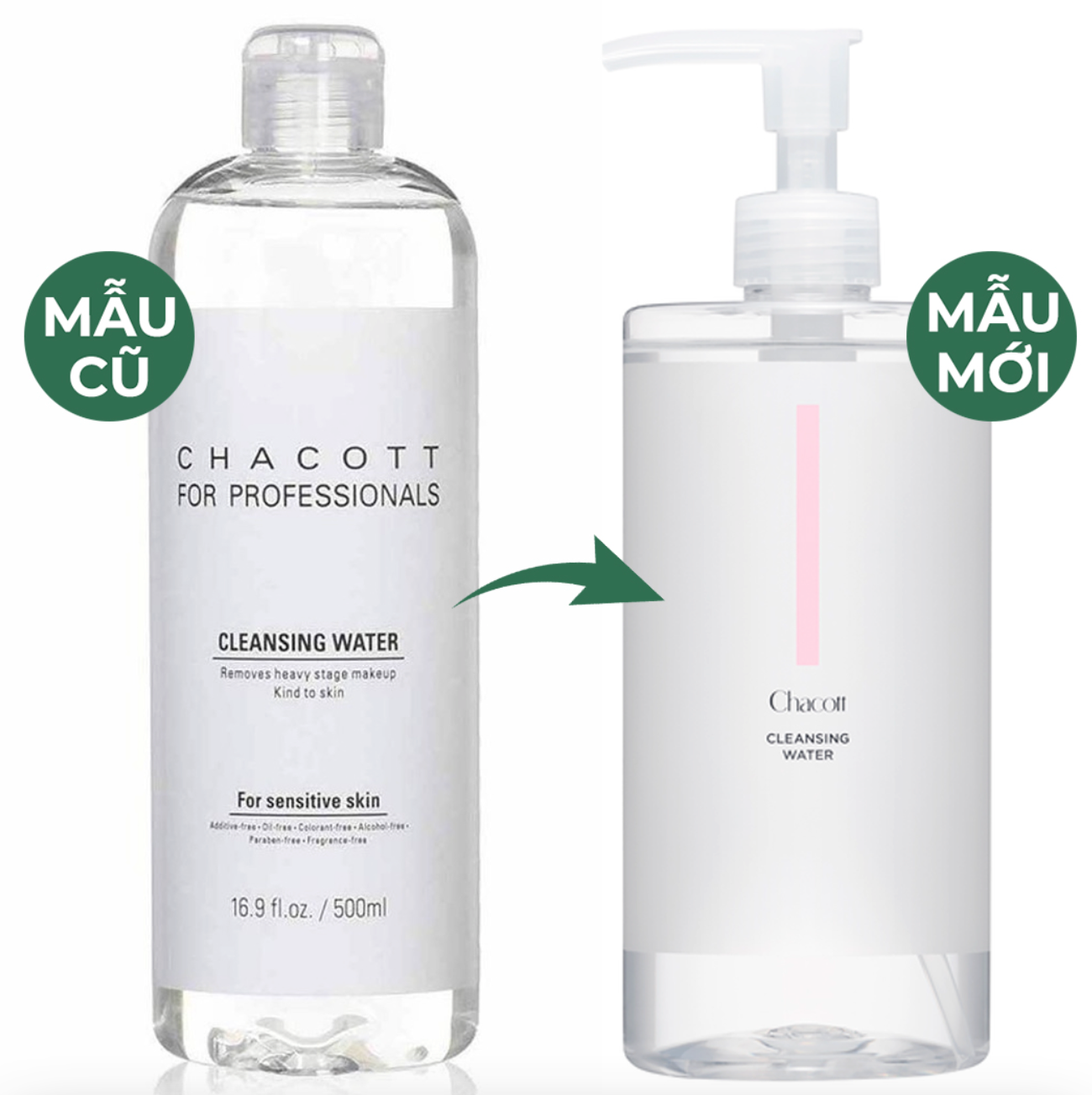 Nước Tẩy Trang Chacott For Professionals 500Ml (Cty)
