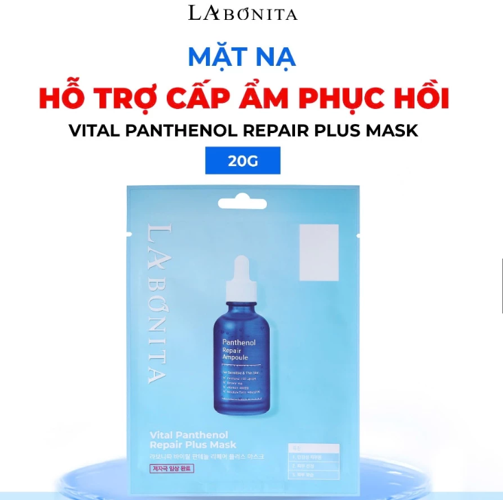 Mặt Nạ Labonita Vital Panthenol Repair Plus (Cty) - Miếng Lẻ