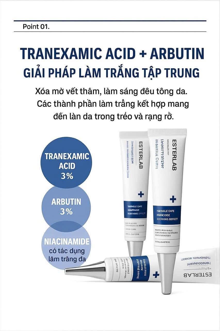 ESTERLAB Tranexester Melasma Kem dưỡng da 30ml (CTY)
