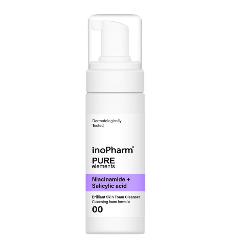 InoPharm Pure Brilliant Skin Foam Cleanser Bọt rửa mặt 150ml (CTY)