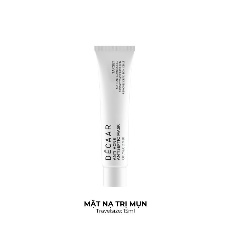 Decaar Anti Acne Antiseptic Mask Mặt nạ trị mụn 15ml (CTY)