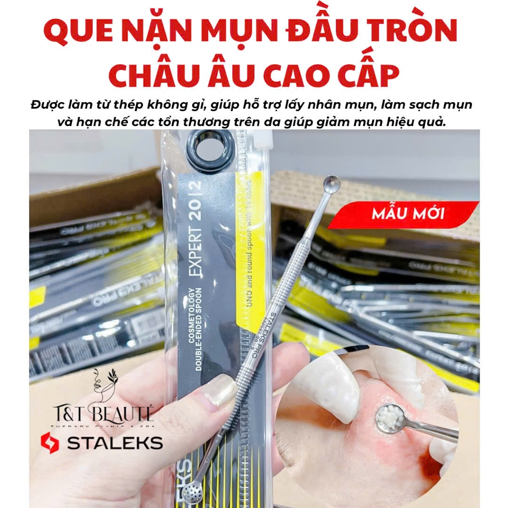 Que cà mụn 2 đầu cao cấp STALEKS PRO