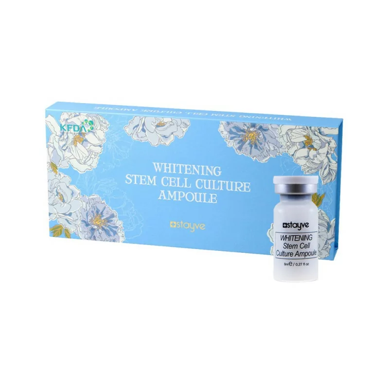 Stayve Whitenng Stem Cell Culture Ampoule 10x8ml (CTY) - Màu Xanh (ống lẻ)