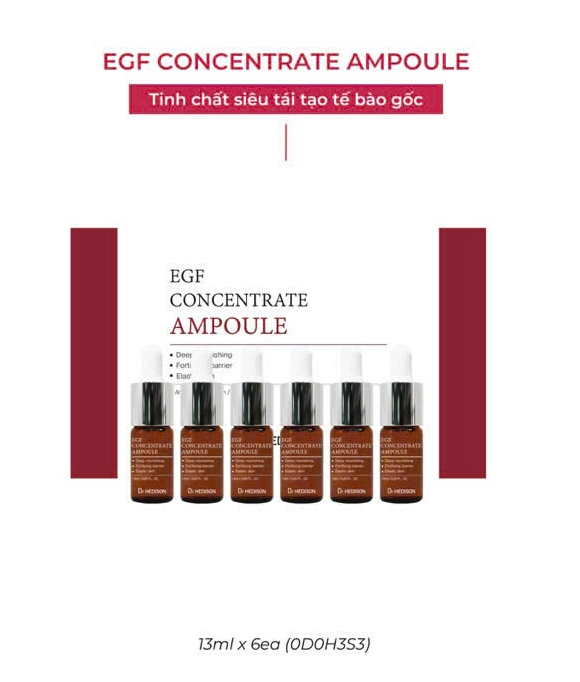 Dr Hedison EGF Concentrate Ampoule 6x13ml (Cty)