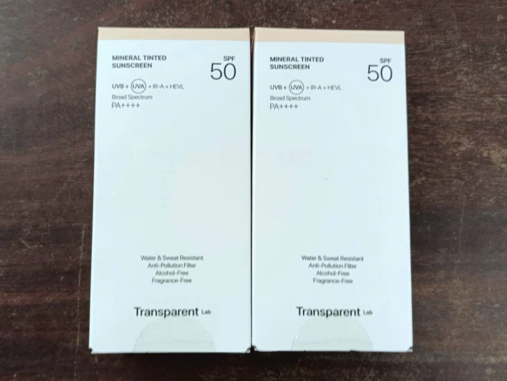 Transparent Mineral Tinted Sunscreen KCN 100ml (Cty) - Vạch Vàng