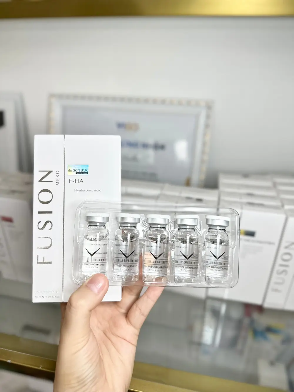 Fusion Meso F-Ha Dưỡng Ẩm, Xoá Nhăn, Trẻ Hoá 5X10ml