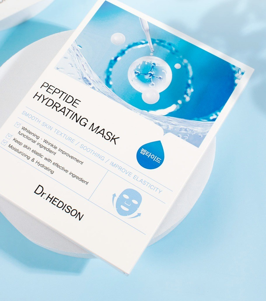 Dr Hedison Mặt Nạ Peptide Hydrating Mask 10miếng (Cty)
