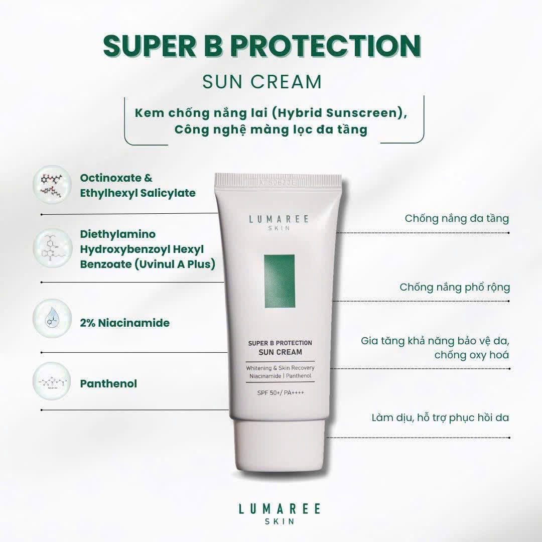 Lumaree Super B Protection Sun Cream KCN 50ml (CTY)