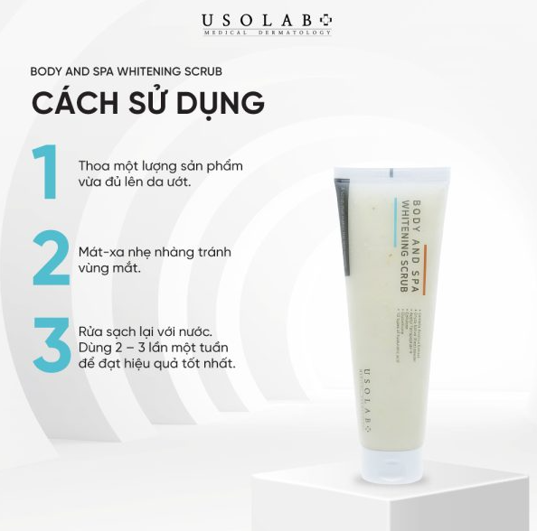 Usolab Body And Spa Whitening Scrub Tẩy Tế Bào Chết