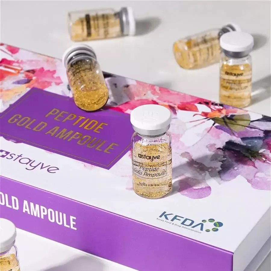 Stayve Peptide Gold Ampoule 10x8ml (CTY) - Màu Tím (ống lẻ)