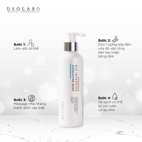 Usolab Bio Intensive Exfoliating Wash Sữa Tắm Tẩy Da Chết
