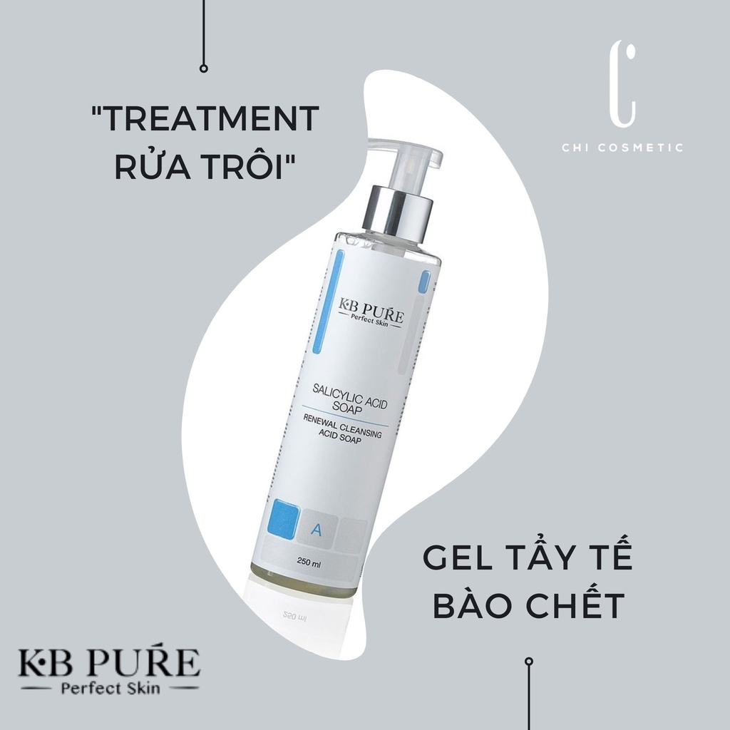 Kb Pure Gel Tẩy Da Chết Salicylic Acid Soap 250Ml Cty) (Chai Có Vòi)