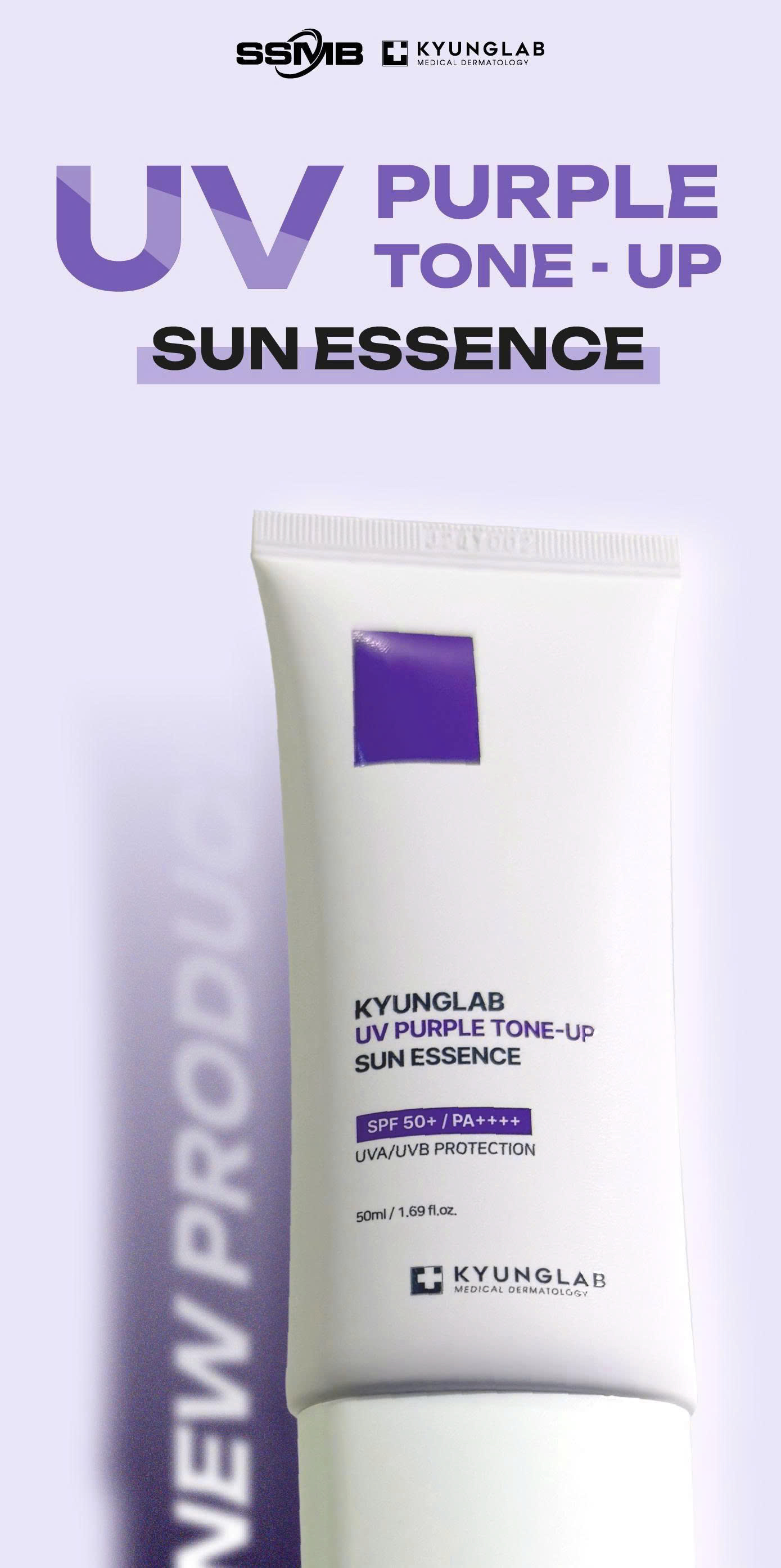 Kyunglab UV Purple Tone-Up Sunscreen KCN SPF50 50ml (CTY) - Màu Tím