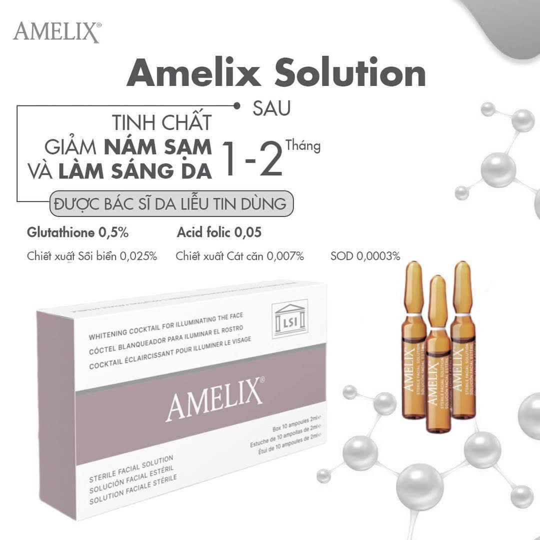 Tiêm AMELIX Sterile Facial Solution 10X2Ml (CTY) - LỌ LẺ