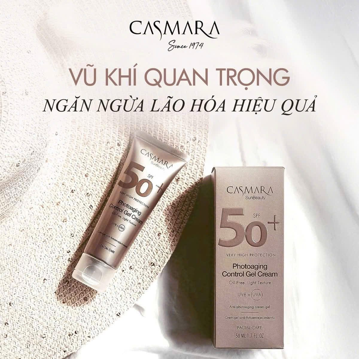 Casmara Kem Chống Nắng Photoaging Control Gel Cream Spf 50+ 50Ml (Cty)