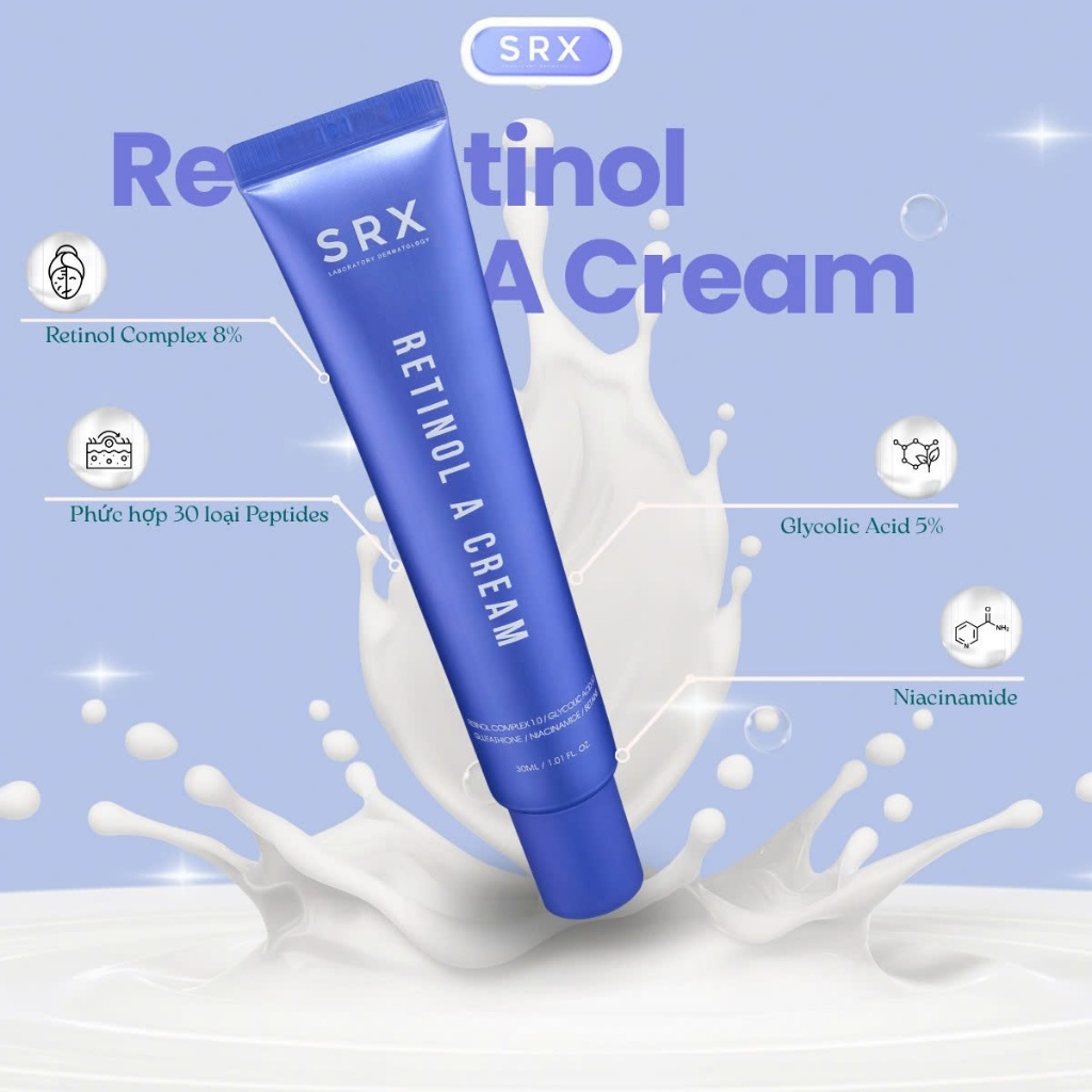 Srx Retinol A Cream Kem Dưỡng Retinol Complex Trẻ Hóa Da 30Ml Cty