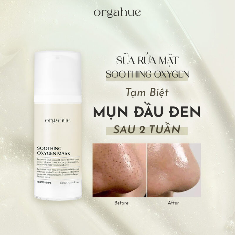 Orgahue Oxygen Soothing Mask Mặt Nạ Thải Độc 100Ml (Cty)