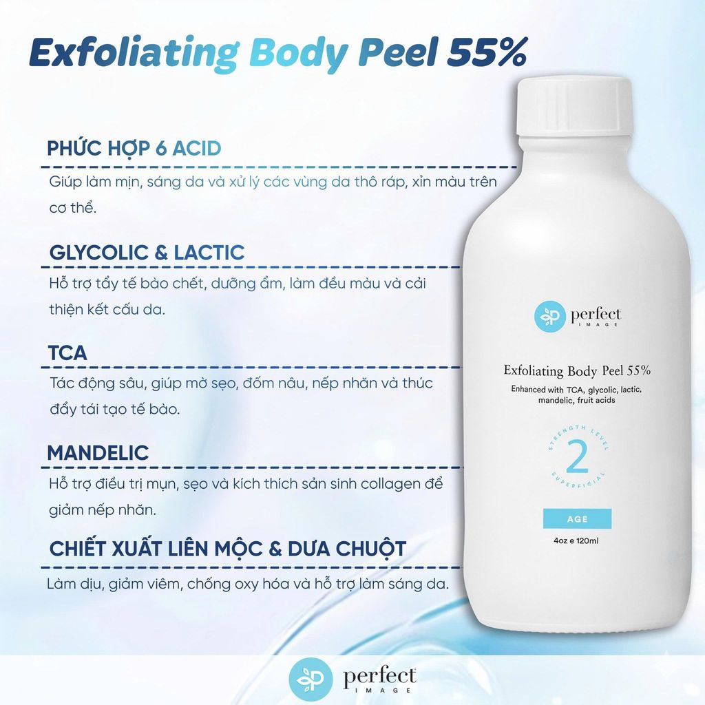 Perfect Image Exfoliating Body Peel 55% 120ml (CTY)