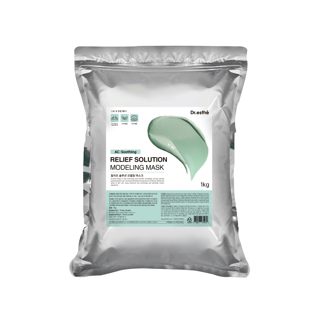 Dr esthe Mặt Nạ Bột Relief Solution Modeling Mask 1kg (CTY) - Màu Xanh Lá